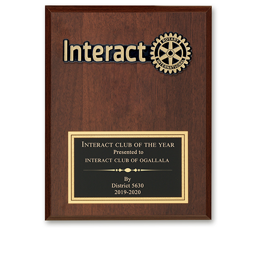 Rotary INTERACT - Special Value  Award
