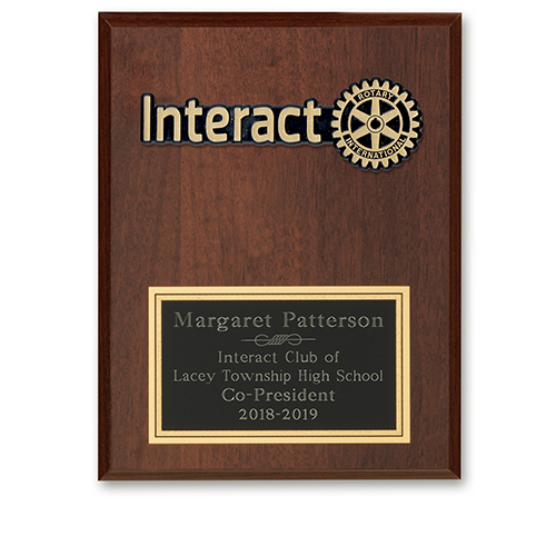 Rotary Interact Awards & Plaques