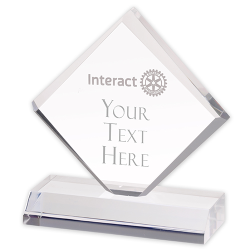 Rotary Custom INTERACT Diamond Jewel Award