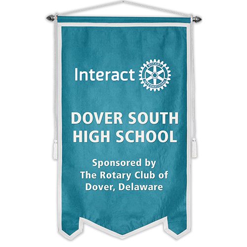 Rotary 3' x 5' Custom Flock Interact Banner