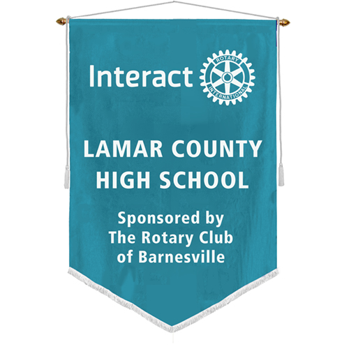 Rotary 4' x 6' Custom Flock Interact Banner
