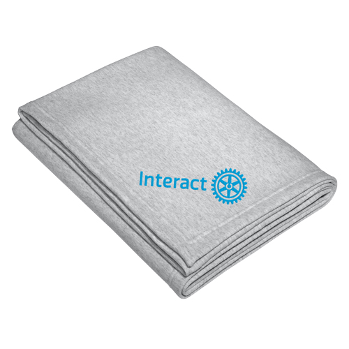 Rotary Grey Interact Fleece Sweatshirt Blanket