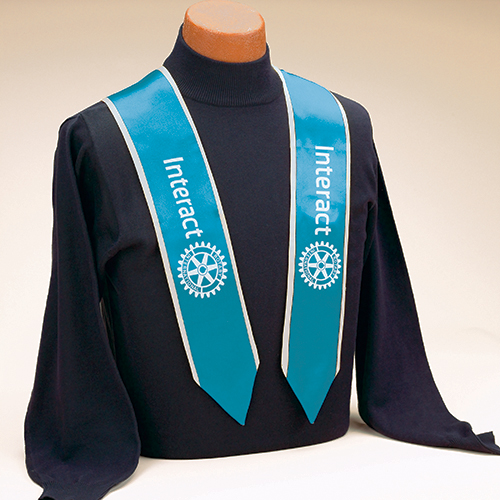 Rotary Interact Graduation Sash