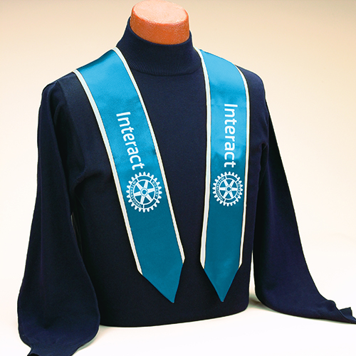 Rotary Interact Graduation Sash