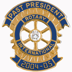 Rotary Past President Pins w/ 2004-05