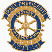 Rotary Past President Pin - 2013-14 GF