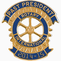 Rotary Past President Pin - 2014-15 GF