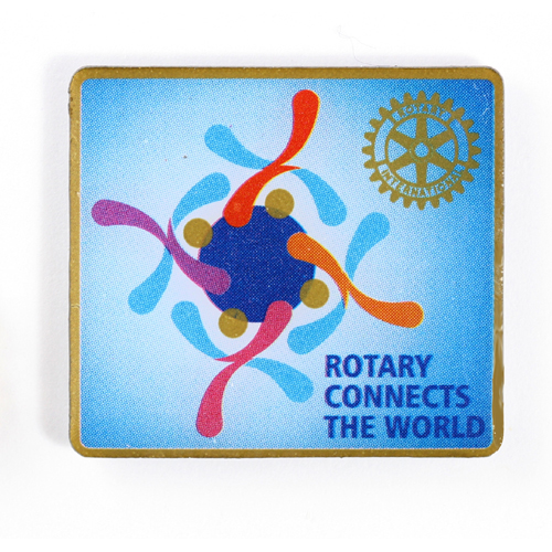 Rotary 2019-20 Theme LAPEL PIN - Economy Printed