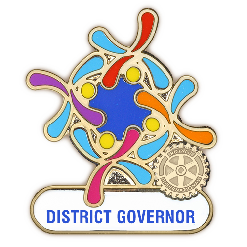 Rotary 2019-20 THEME DISTRICT GOVERNOR PIN