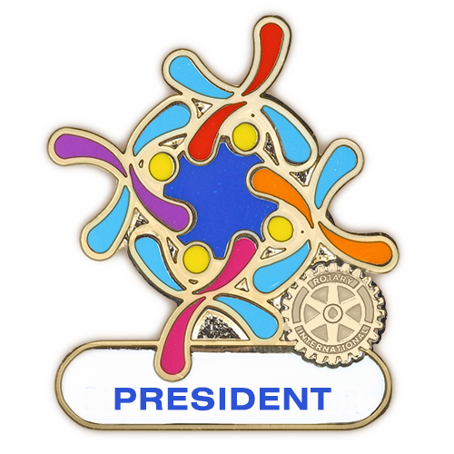 Rotary 2019-20 THEME PRESIDENT PIN