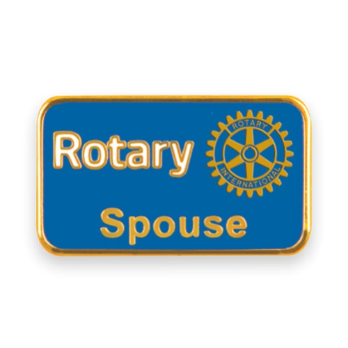 Rotary Blue Masterbrand Spouse Pin W/ Magnet
