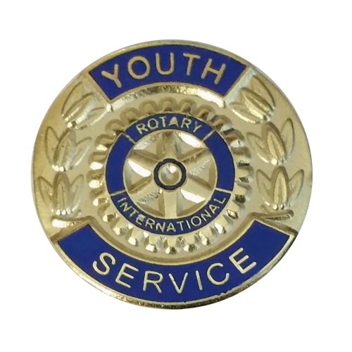 Rotary Youth Service Lapel Pin Rotary Club Supplies Russell Hampton