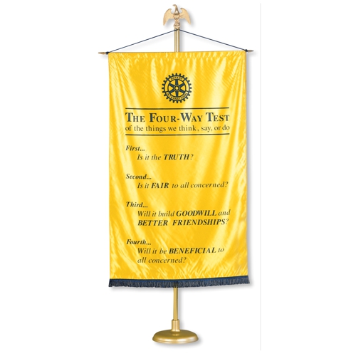 Rotary Banner Stand - Cast Metal