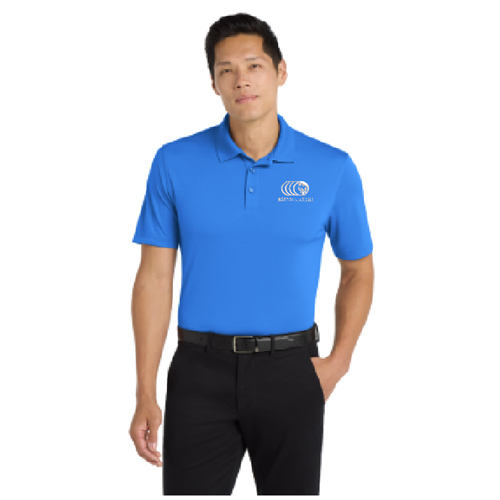 Rotary Short-Sleeve Coastal Blue Polo