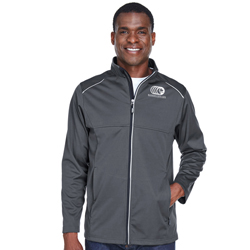 Core 365 Men's Techno Lite Knit Tech Shell: Grey