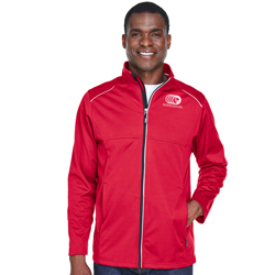 Rotary Core 365 Men's Techno Lite Knit Tech Shell: Red