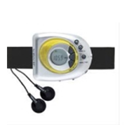 Silver Level - Digital AM/FM Stereo Armband Radio w/ Clock