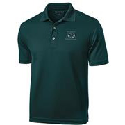 Men's Dark Green Sport-Tek Dri-Mesh Polo