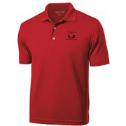 Men's Red Sport-Tek Dri-Mesh Polo