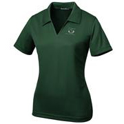 Ladies' Dark Green Sport-Tek Dri-Mesh Polo