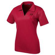 Ladies' Red Sport-Tek Dri-Mesh Polo
