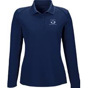 Ladies' Navy Long Sleeve Polo