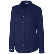 Ladies' Navy L/S Avesta Stain Resistant Twill