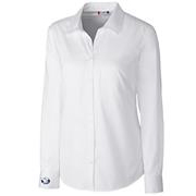 Ladies' White L/S Avesta Stain Resistant Twill