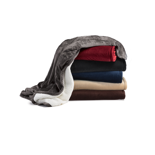 Mountain Lodge Fleece/Sherpa Blanket
