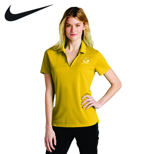 Women's Varsity Maize Nike Polo