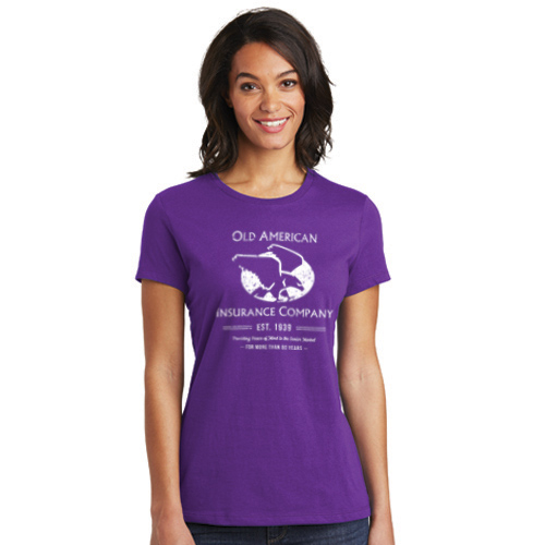 District Tri Tee:   Purple