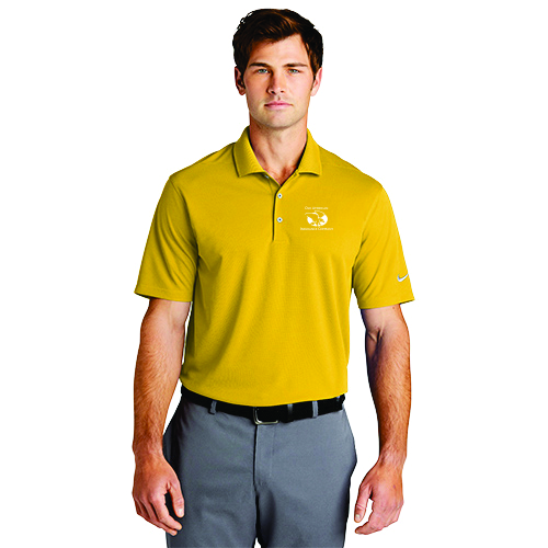 Men's Varsity Maize Nike Polo
