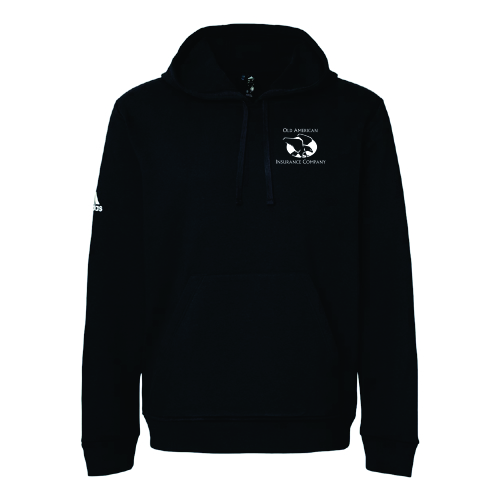 Adidas Fleece Hooded Sweatshirt - Black