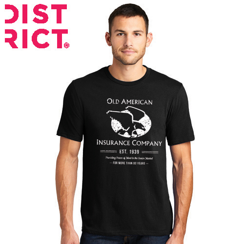 District Tri Tee:  Black