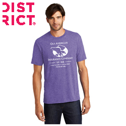 District Tri Tee:  Purple