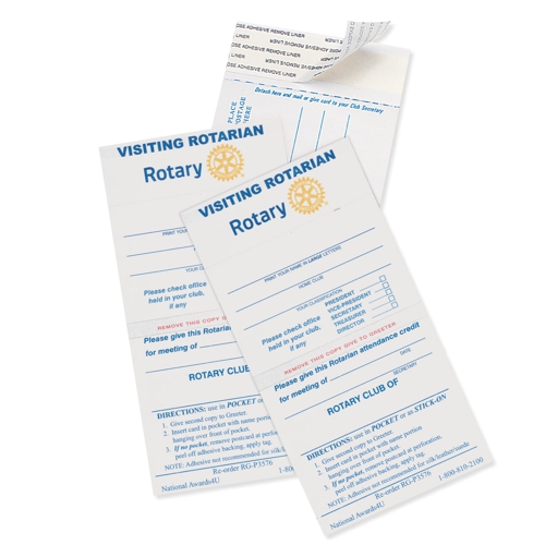 Rotary Meeting Supplies