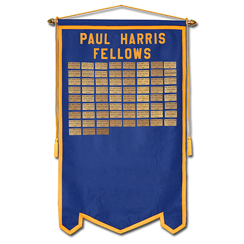Rotary Paul Harris Fellows 3' x 5' Felt Banner