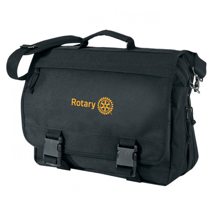 Rotary Laptop Bag w/ Embroidered Rotary Logo Rotary Club Supplies