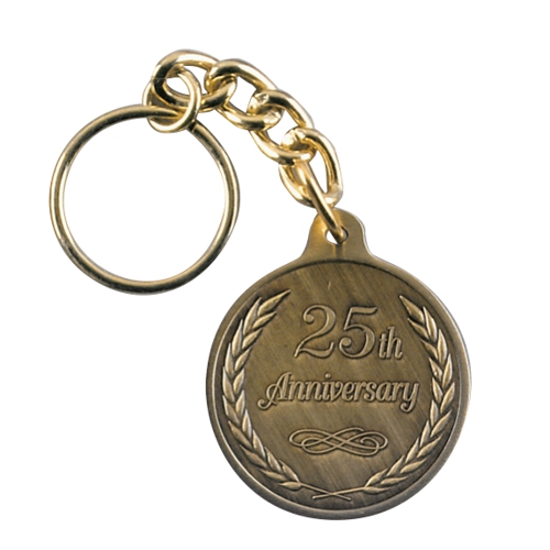 Rotary Coin Key Tags - 25th Anniversary