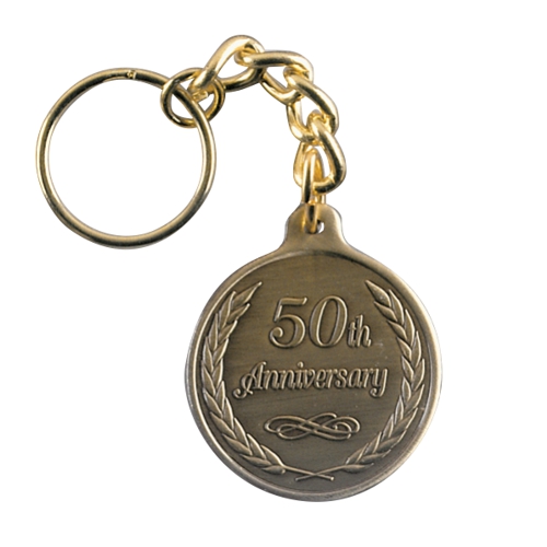 Rotary Coin Key Tags - 50th Anniversary