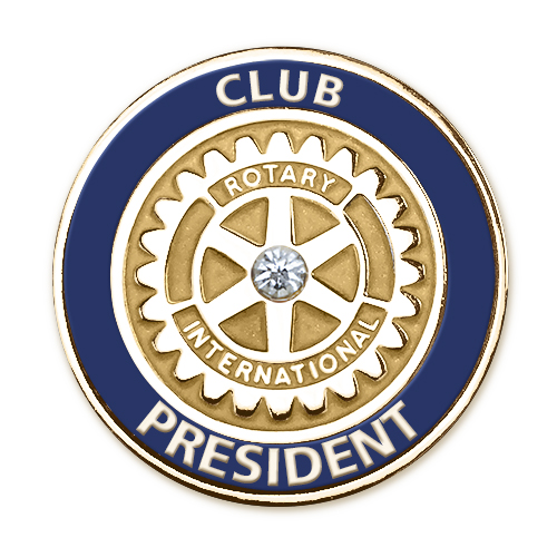 Rotary Club President   MOE Lapel Pin