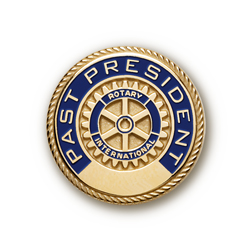 Rotary Hampton Style - Past President Lapel Pin Gold Filled
