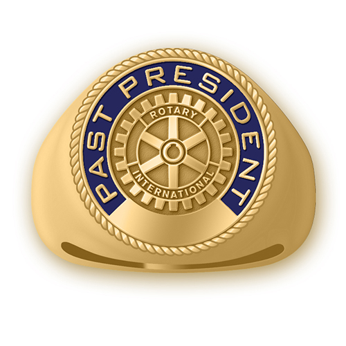 Rotary Past President Ring - 10K Gold