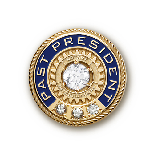Rotary Hampton Style - Past President Lapel Pin 10K Gold