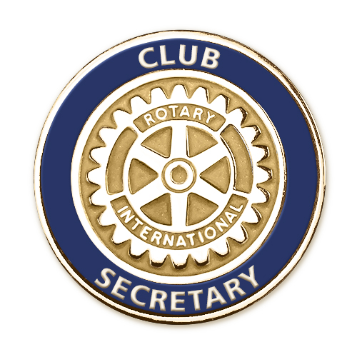 Rotary Secretary  MOE Lapel Pin