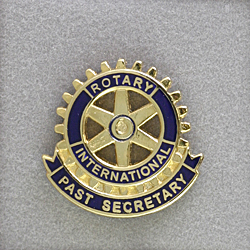 Rotary Past Secretary Lapel Pin - 1/2