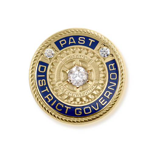Past Governor Pins Round & Ribbon Style