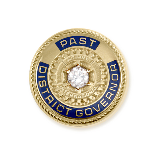 Rotary PDG Hampton Style - Gold Filled Lapel Pin