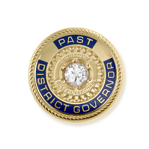 Rotary PDG Hampton Style - Gold Filled Lapel Pin