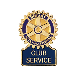 Rotary Club Service Magnetic Lapel Pin